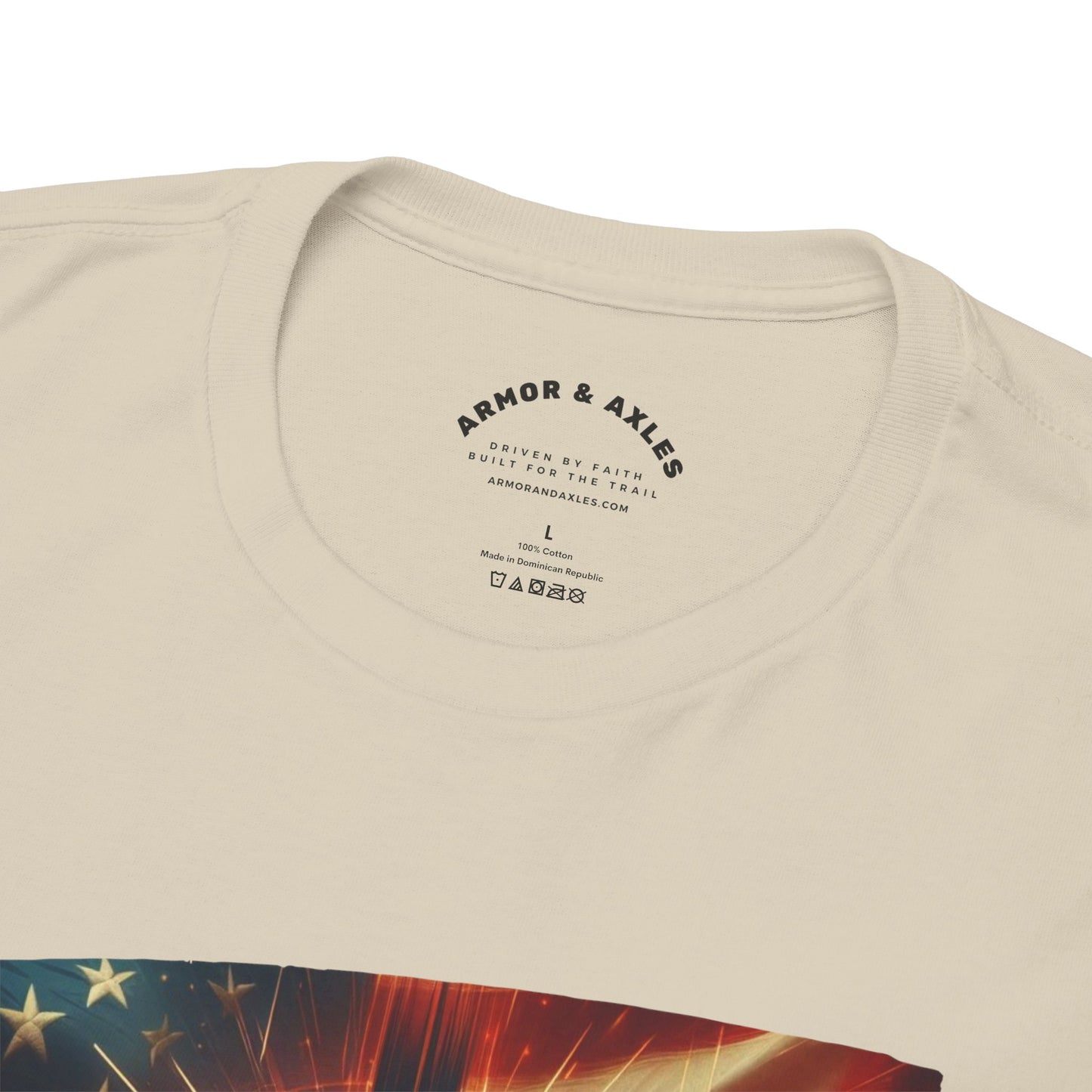 Radiant Cross American Flag T-Shirt