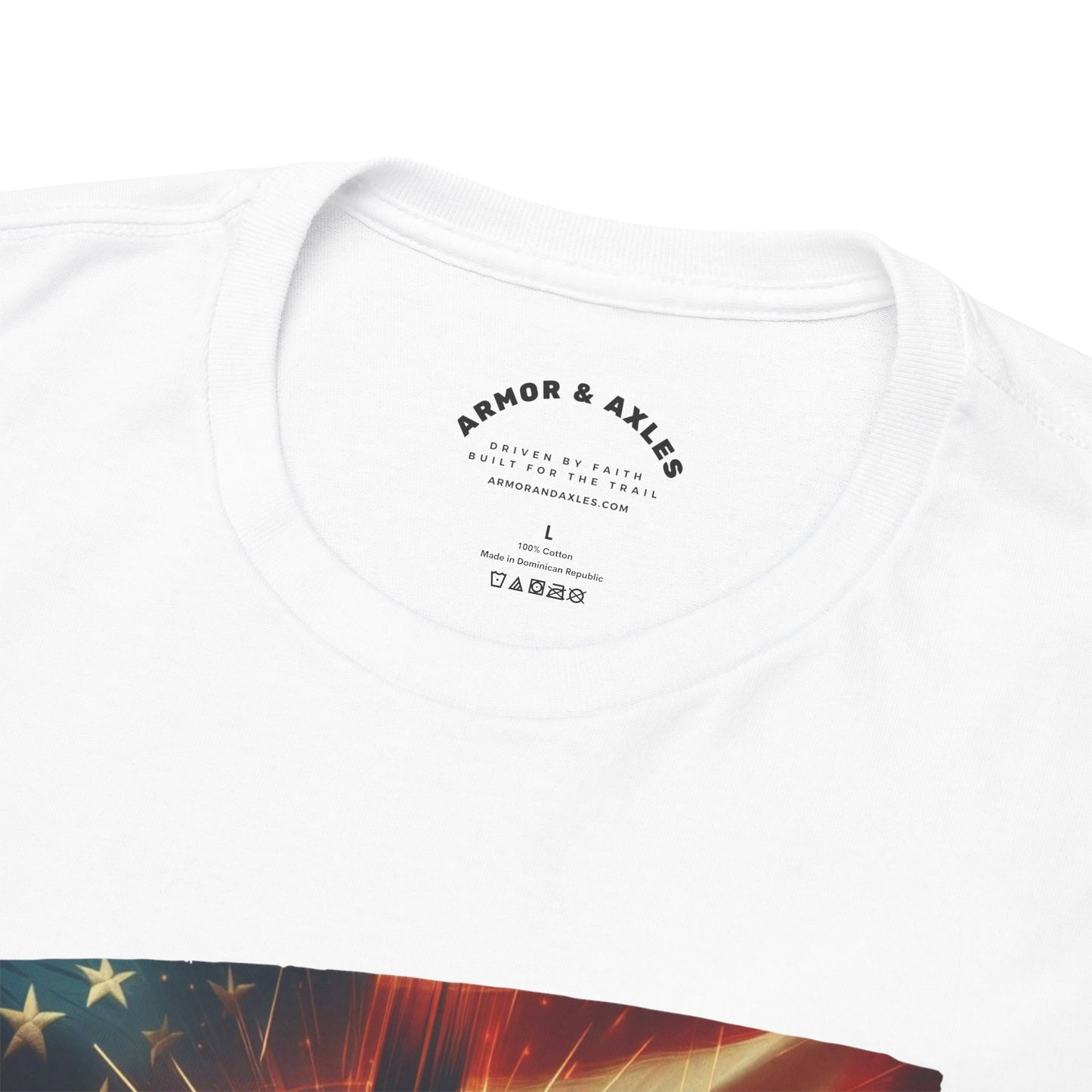 Radiant Cross American Flag T-Shirt