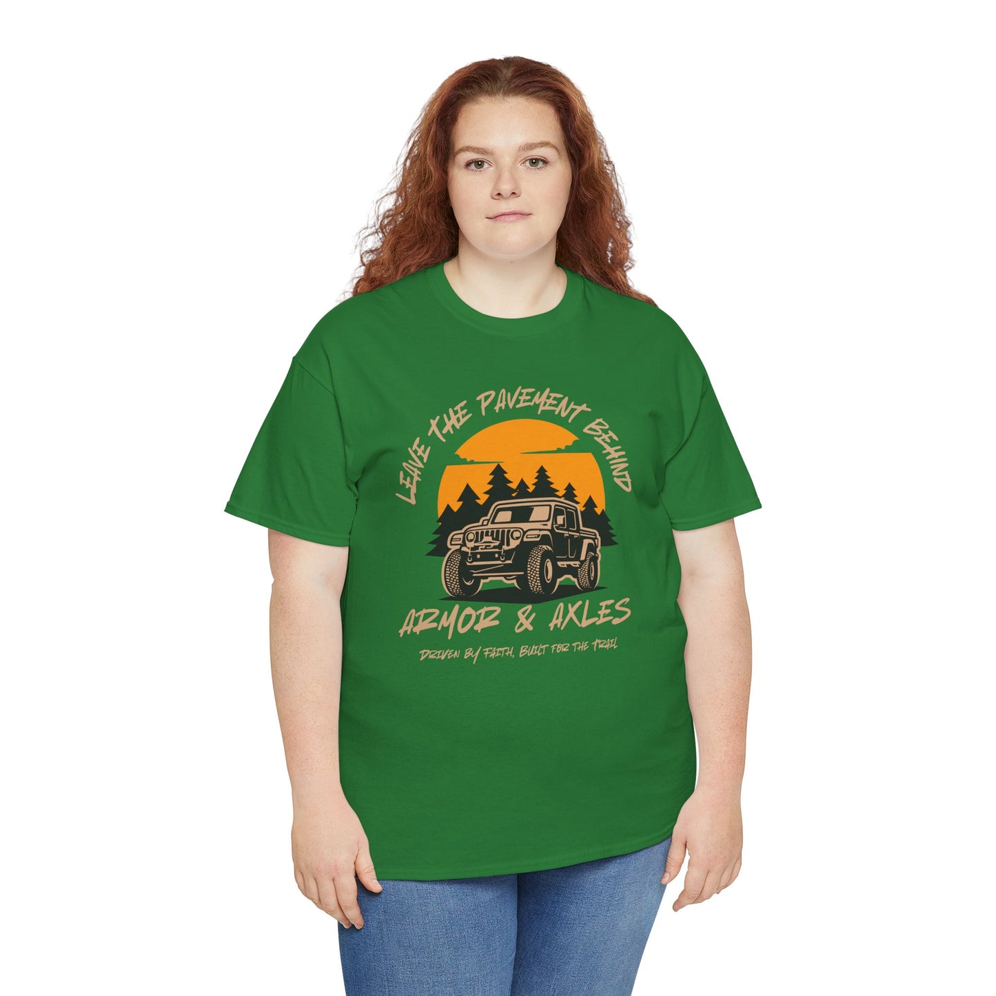 Leave The Pavement Behind Heavy Cotton Tee