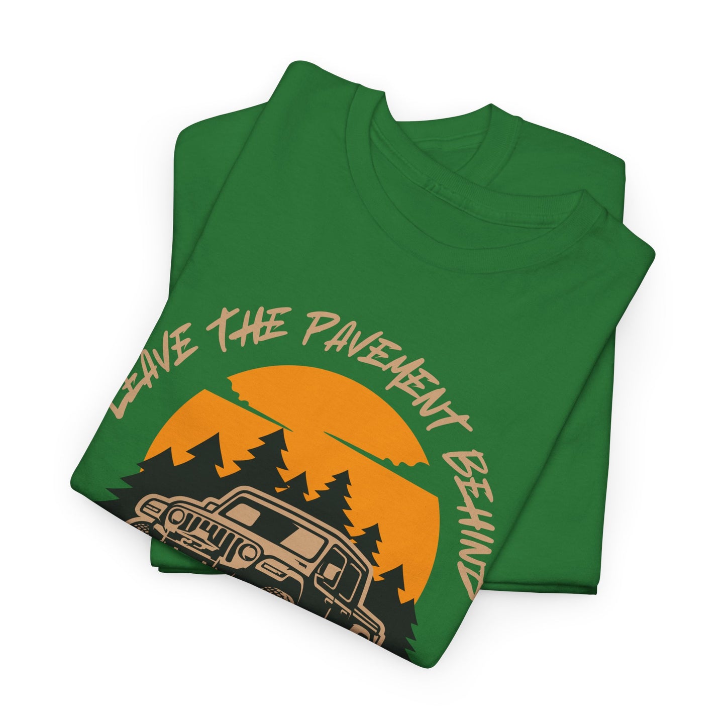 Leave The Pavement Behind Heavy Cotton Tee