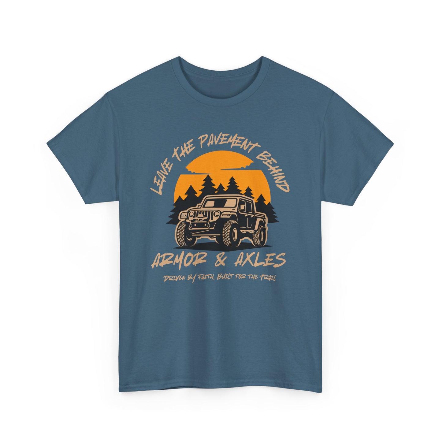 Leave The Pavement Behind Heavy Cotton Tee