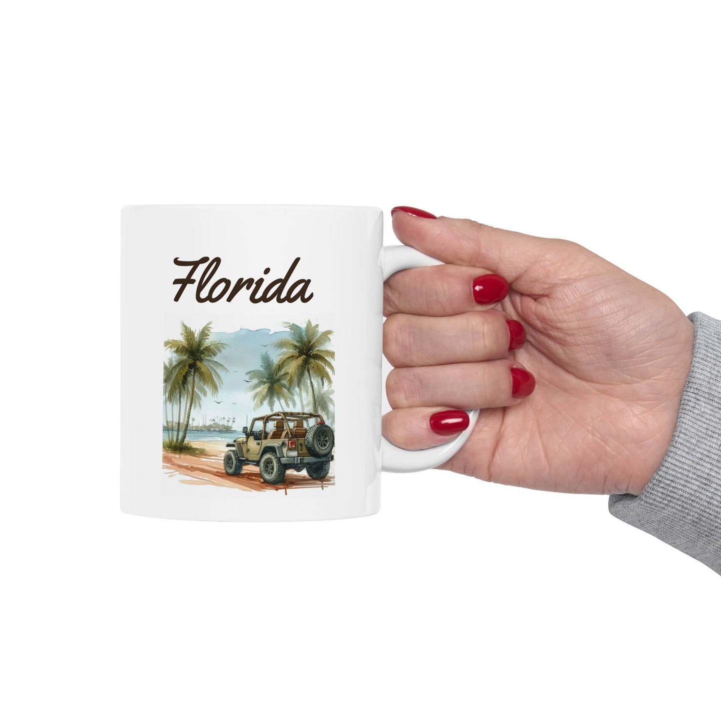 Florida Beach Ceramic Mug