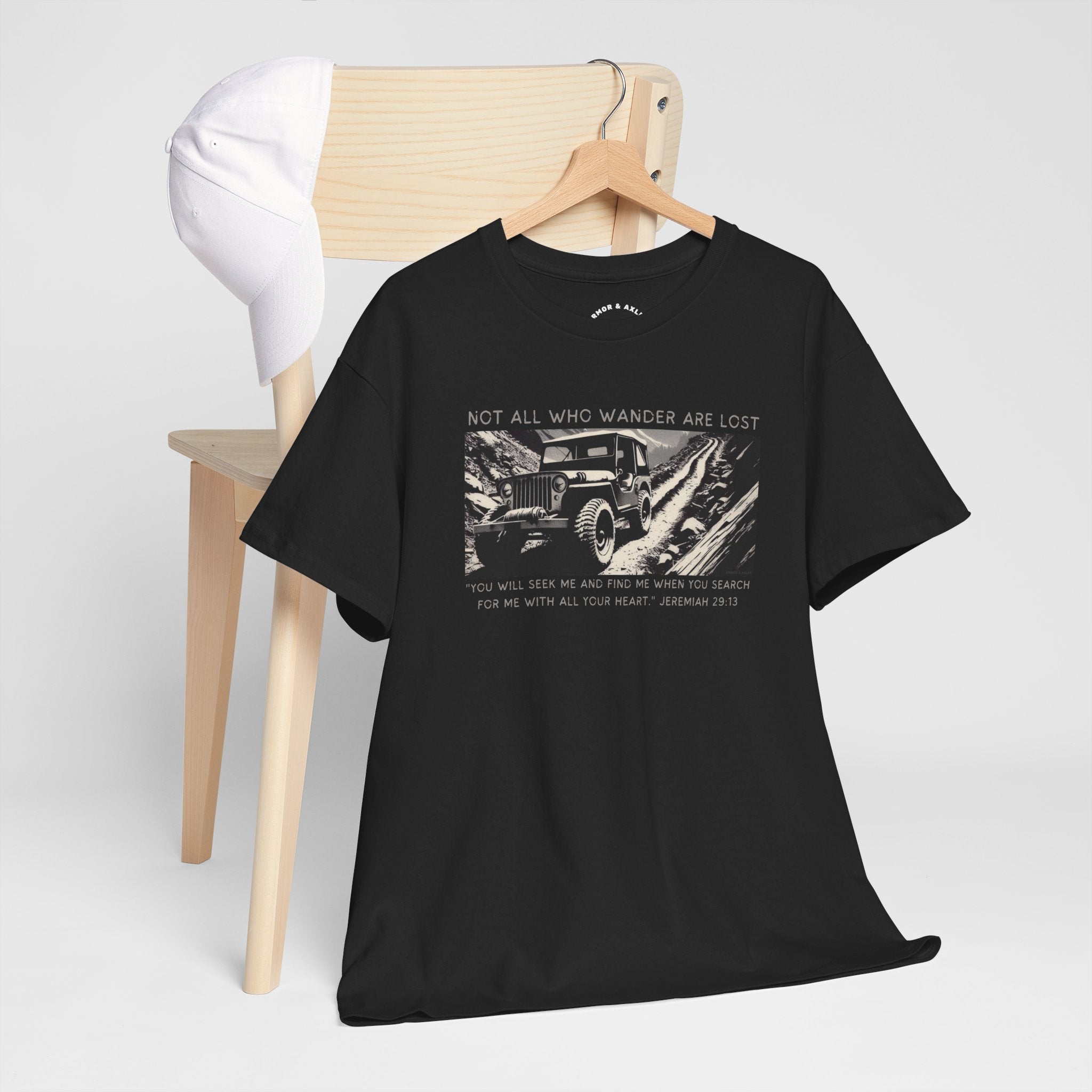 Not All Who Wander Are Lost T-Shirt - Jeremiah 29:13