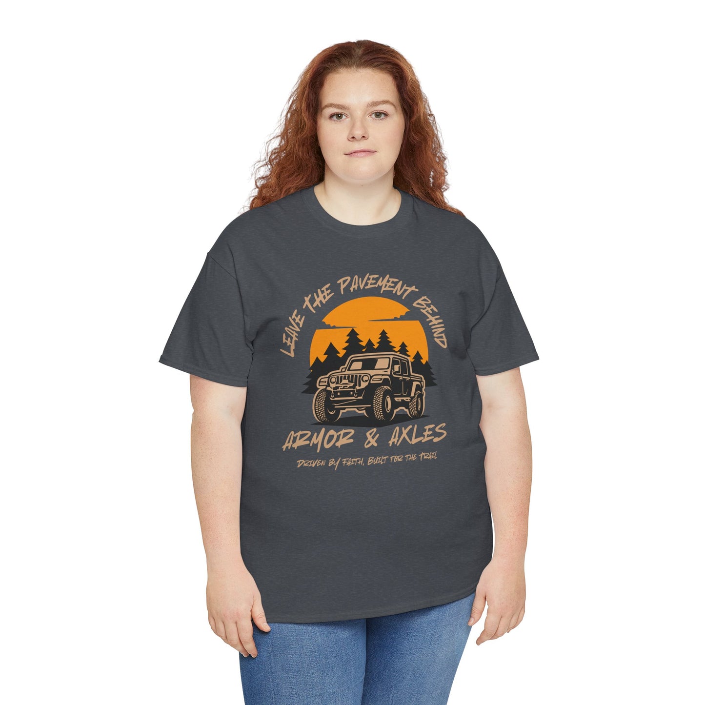 Leave The Pavement Behind Heavy Cotton Tee