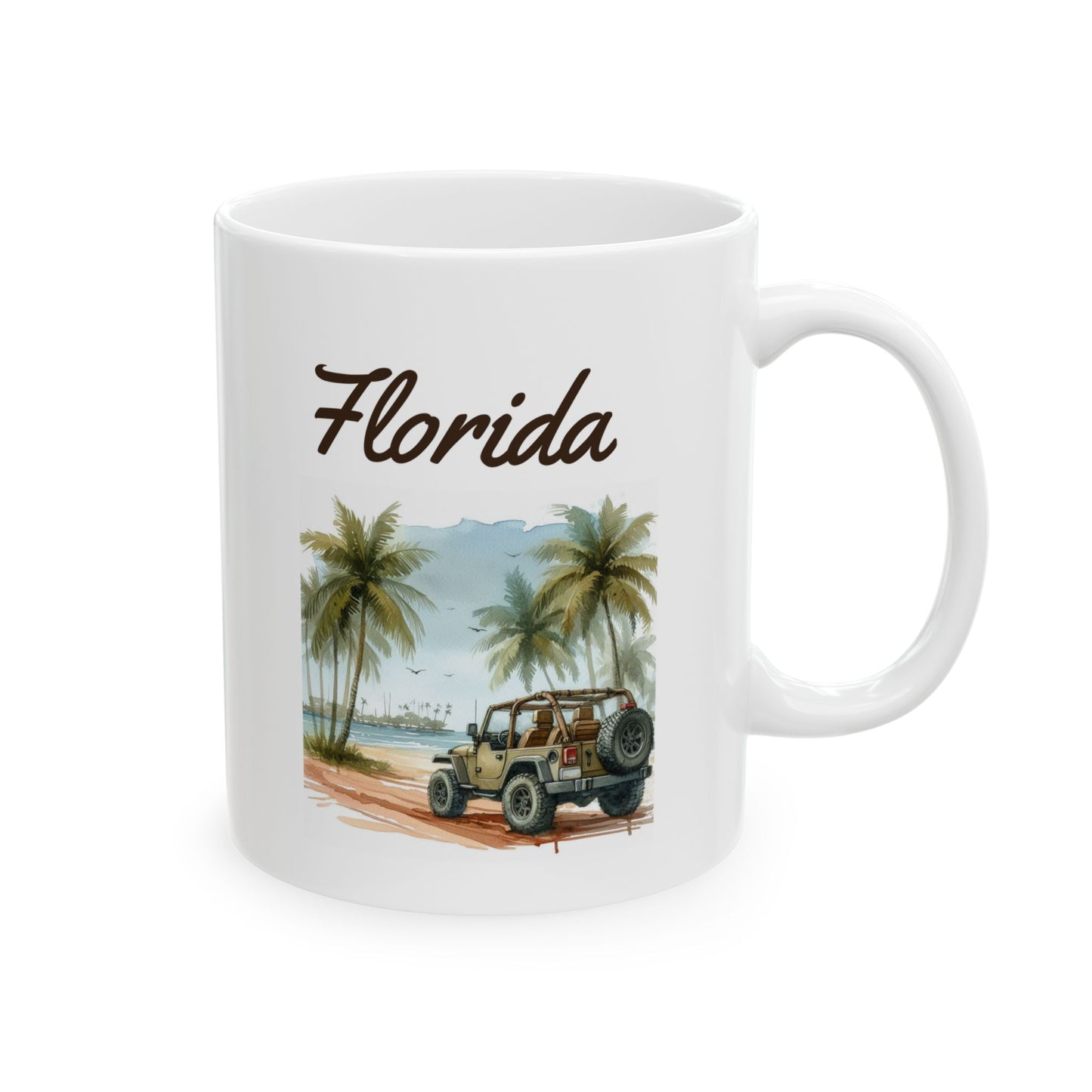 Florida Beach Ceramic Mug