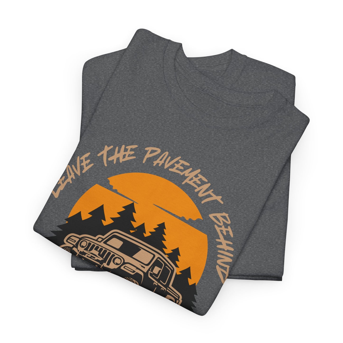 Leave The Pavement Behind Heavy Cotton Tee