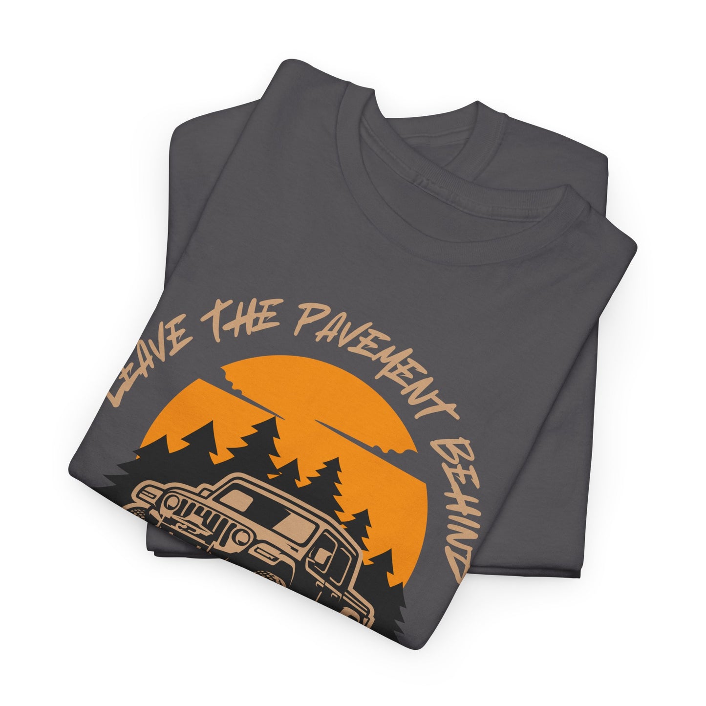 Leave The Pavement Behind Heavy Cotton Tee