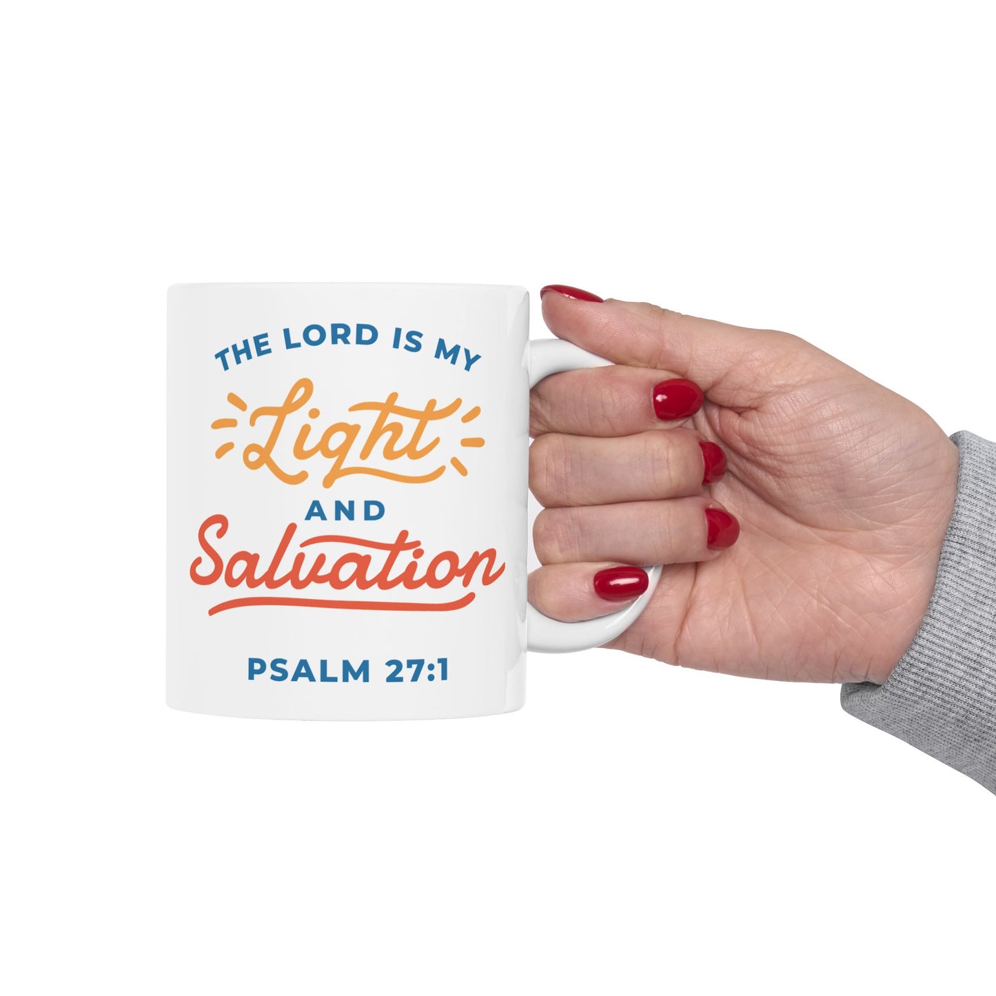 Psalms 27:1 Ceramic Mug