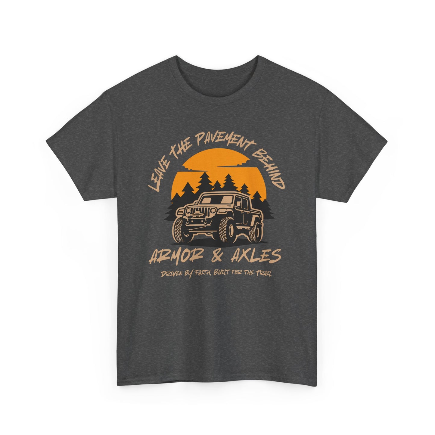 Leave The Pavement Behind Heavy Cotton Tee