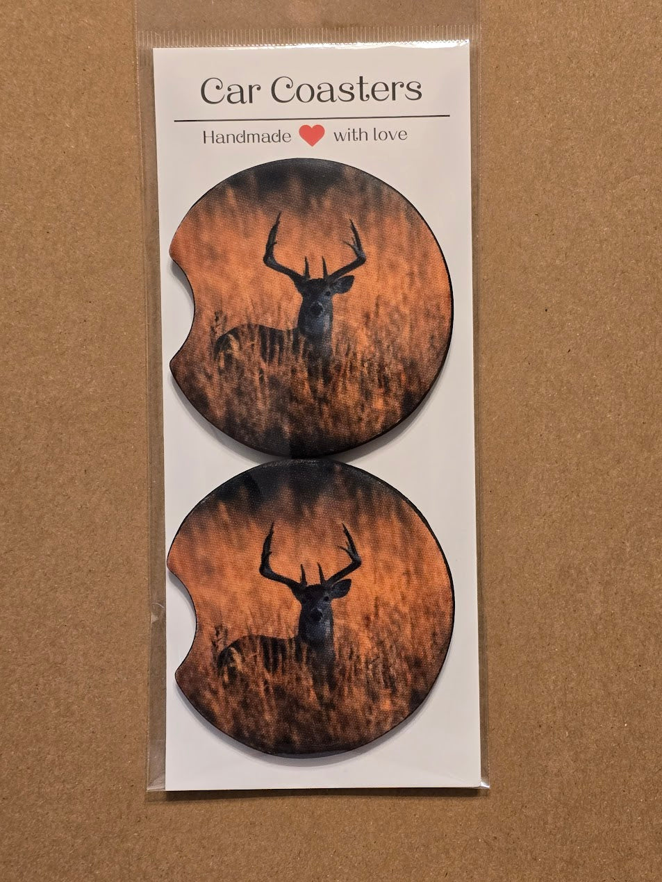Neoprene Car Coasters – Pack of 2 | Personalized Auto Accessories