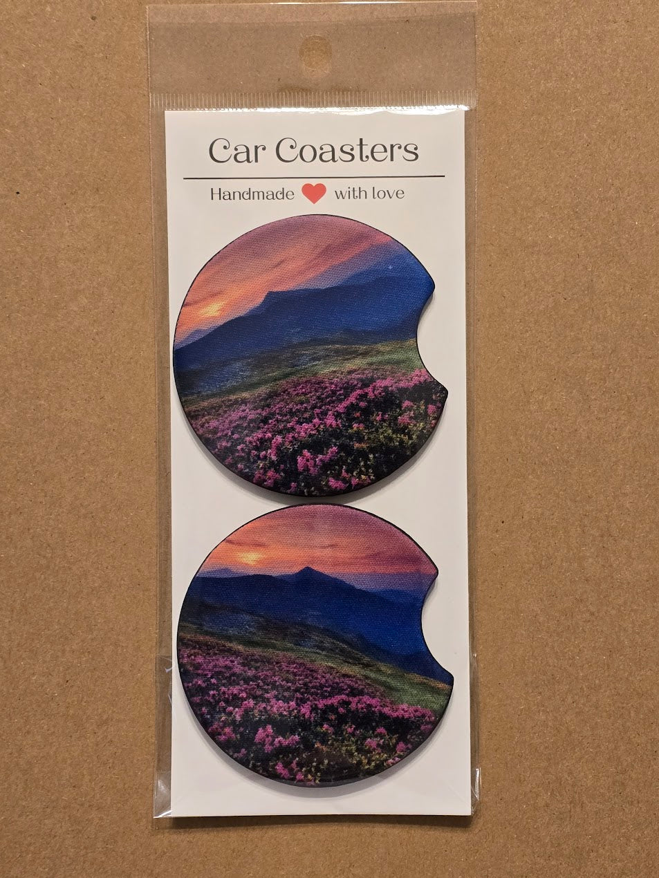 Neoprene Car Coasters – Pack of 2 | Personalized Auto Accessories