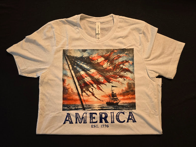 America Established 1776 - Graphic T-shirt
