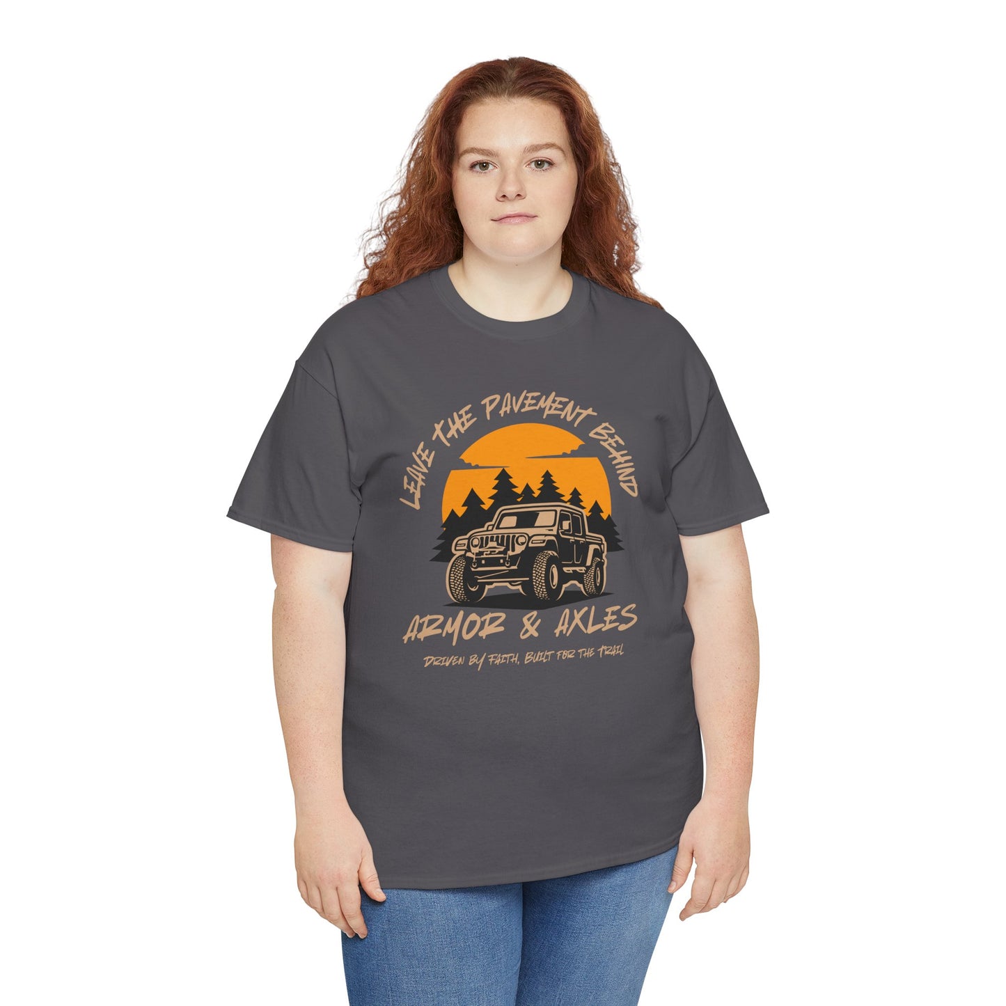 Leave The Pavement Behind Heavy Cotton Tee