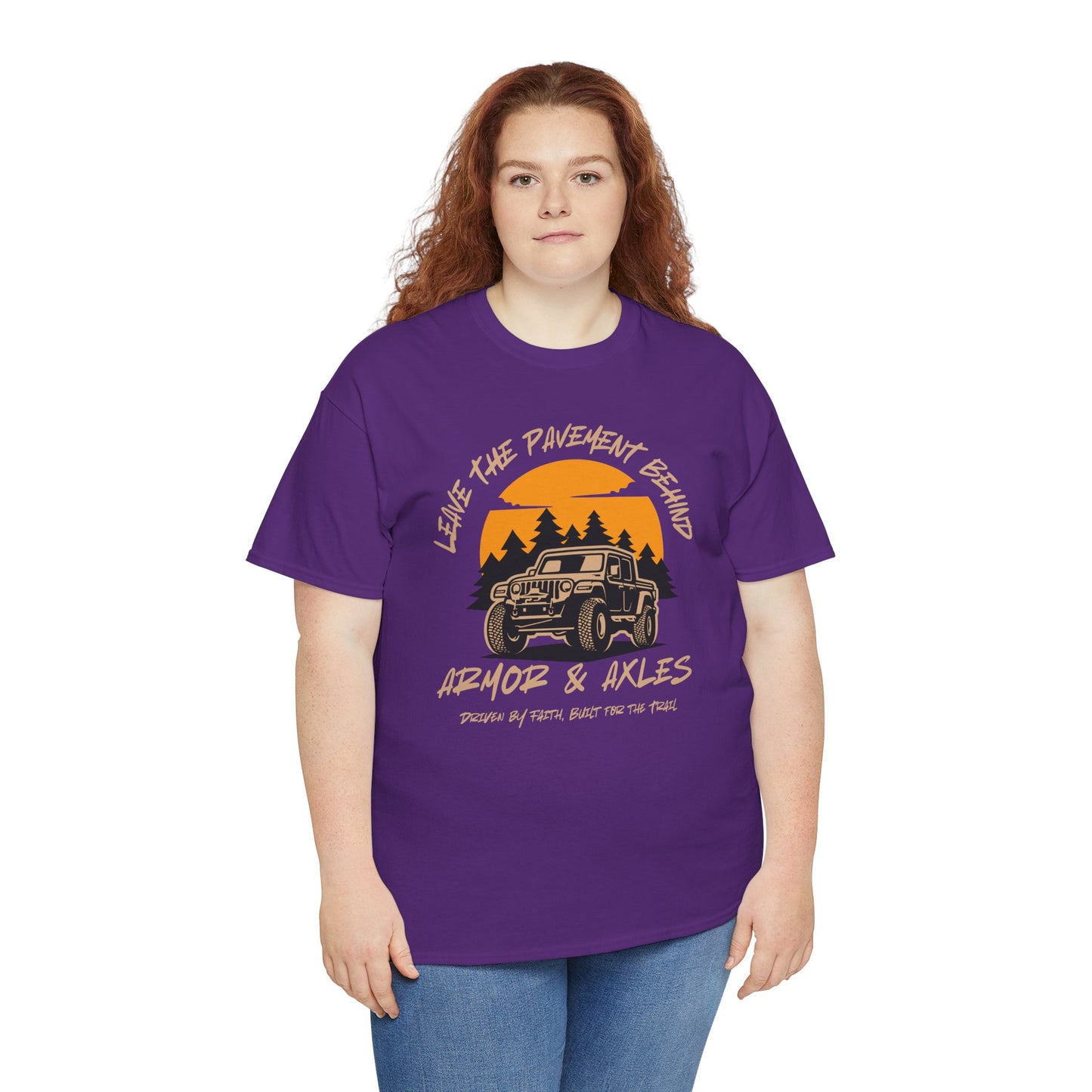 Leave The Pavement Behind Heavy Cotton Tee