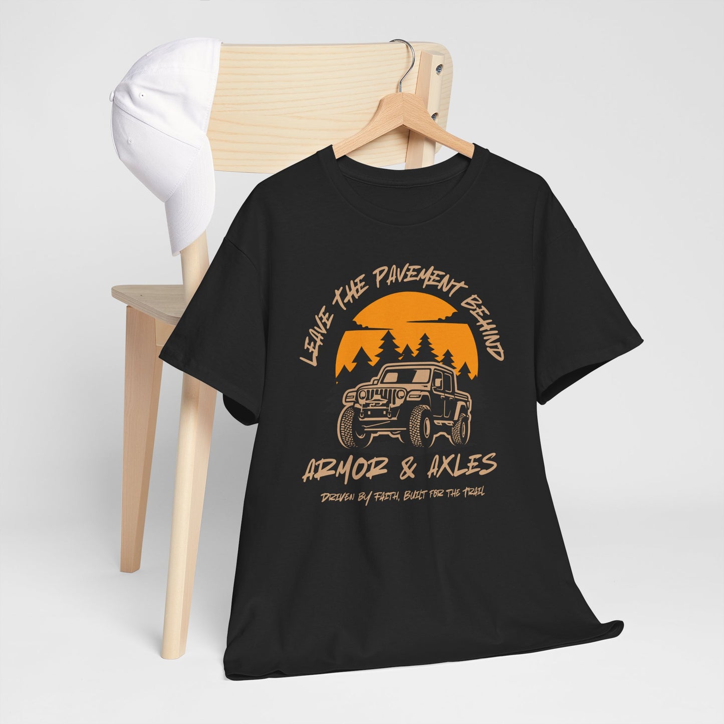 Leave The Pavement Behind Heavy Cotton Tee