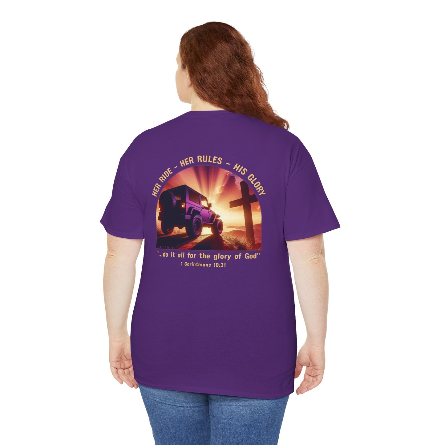 Her Ride • Her Rules • His Glory Ladies’ T-Shirt