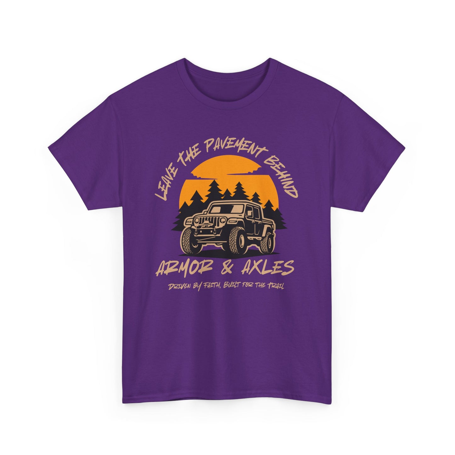 Leave The Pavement Behind Heavy Cotton Tee
