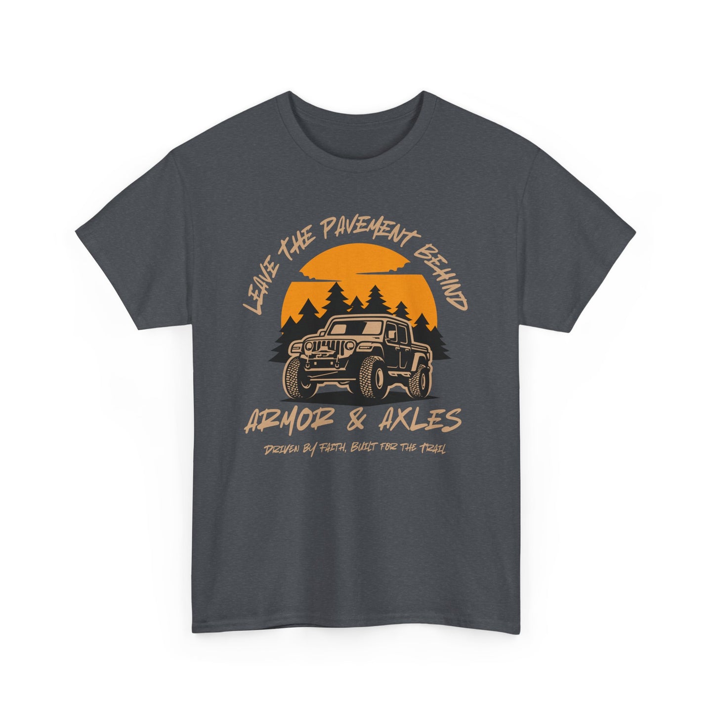 Leave The Pavement Behind Heavy Cotton Tee