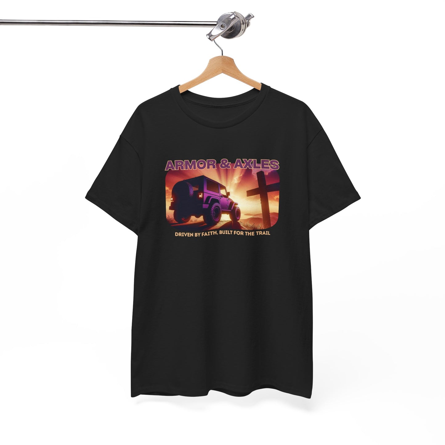 Trails & Redemption – Sunrise Cross Tee
