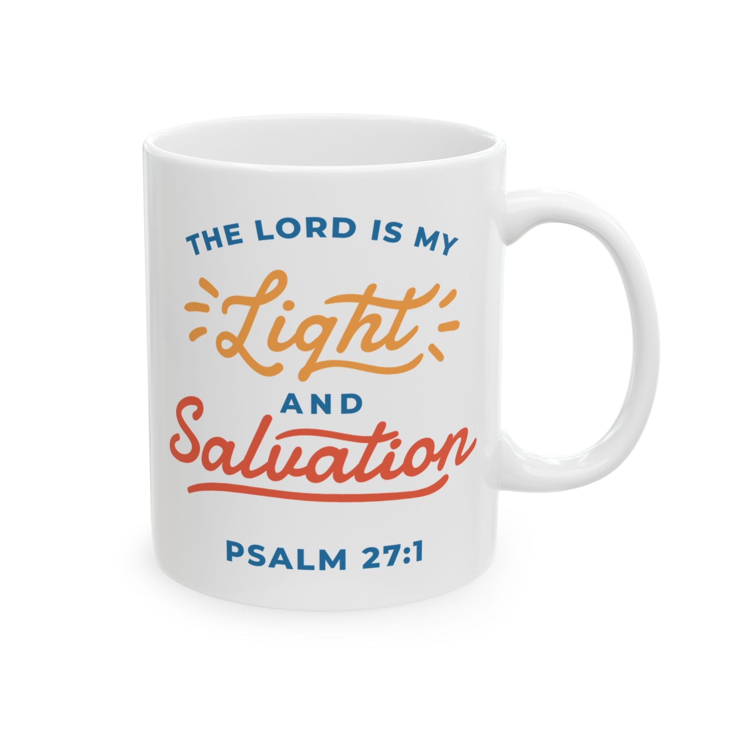 Psalms 27:1 Ceramic Mug