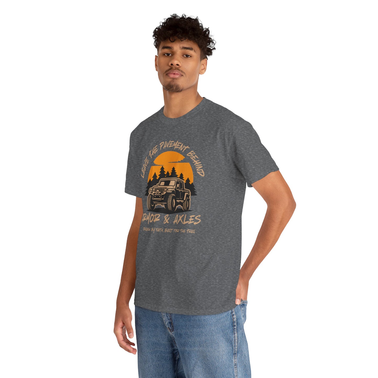 Leave The Pavement Behind Heavy Cotton Tee