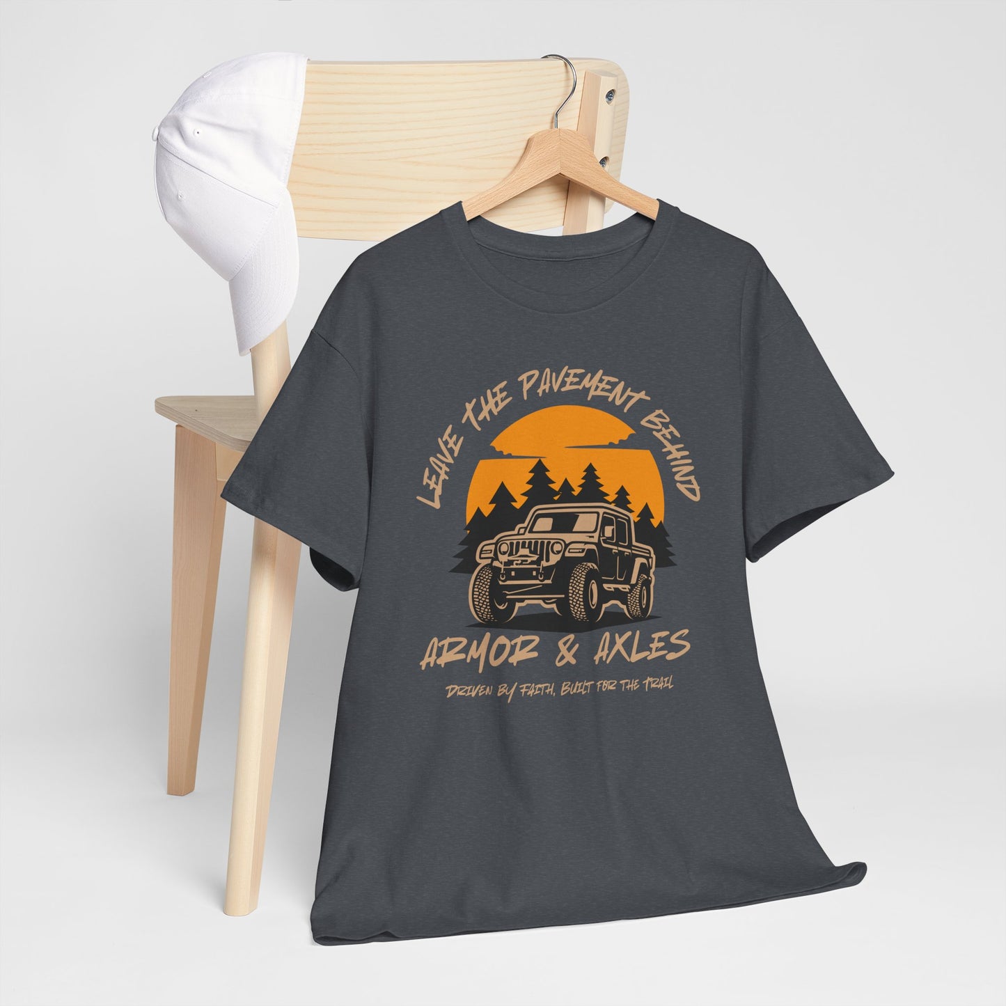 Leave The Pavement Behind Heavy Cotton Tee