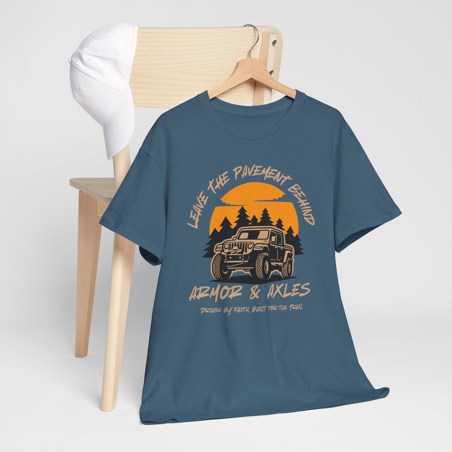 Leave The Pavement Behind Heavy Cotton Tee