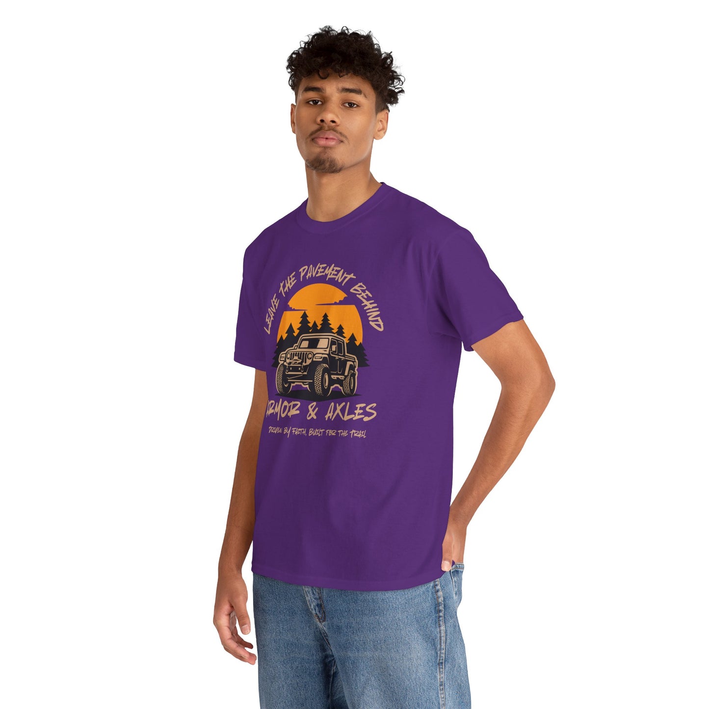 Leave The Pavement Behind Heavy Cotton Tee