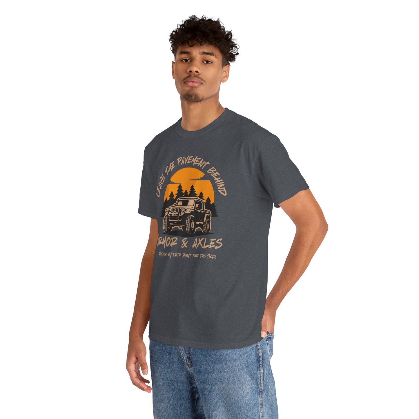 Leave The Pavement Behind Heavy Cotton Tee