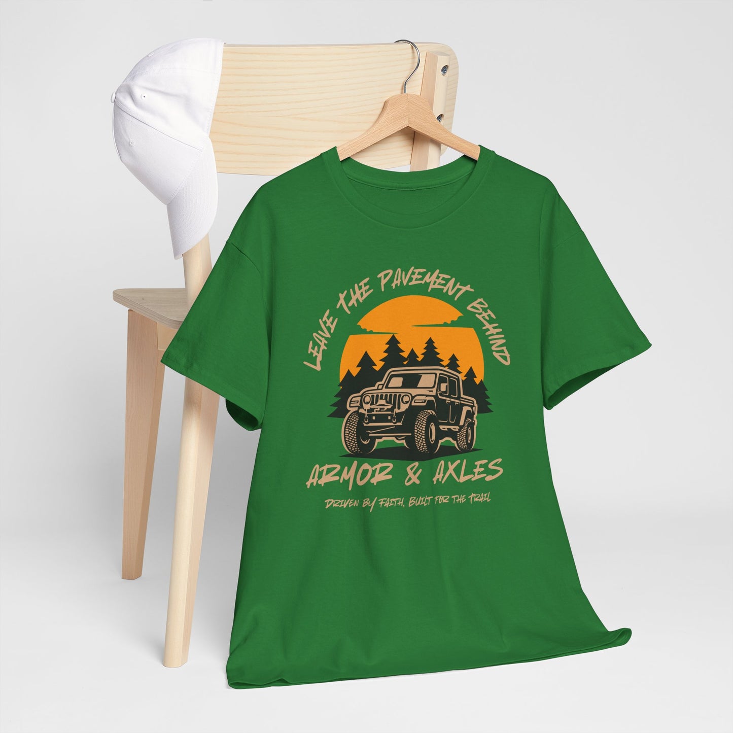 Leave The Pavement Behind Heavy Cotton Tee