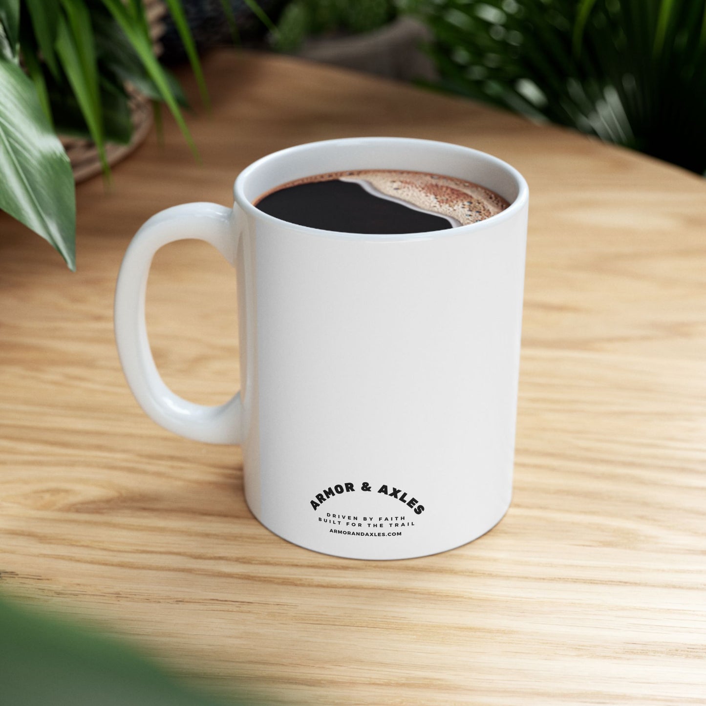 Camping Ceramic Mug with Psalms 8:3