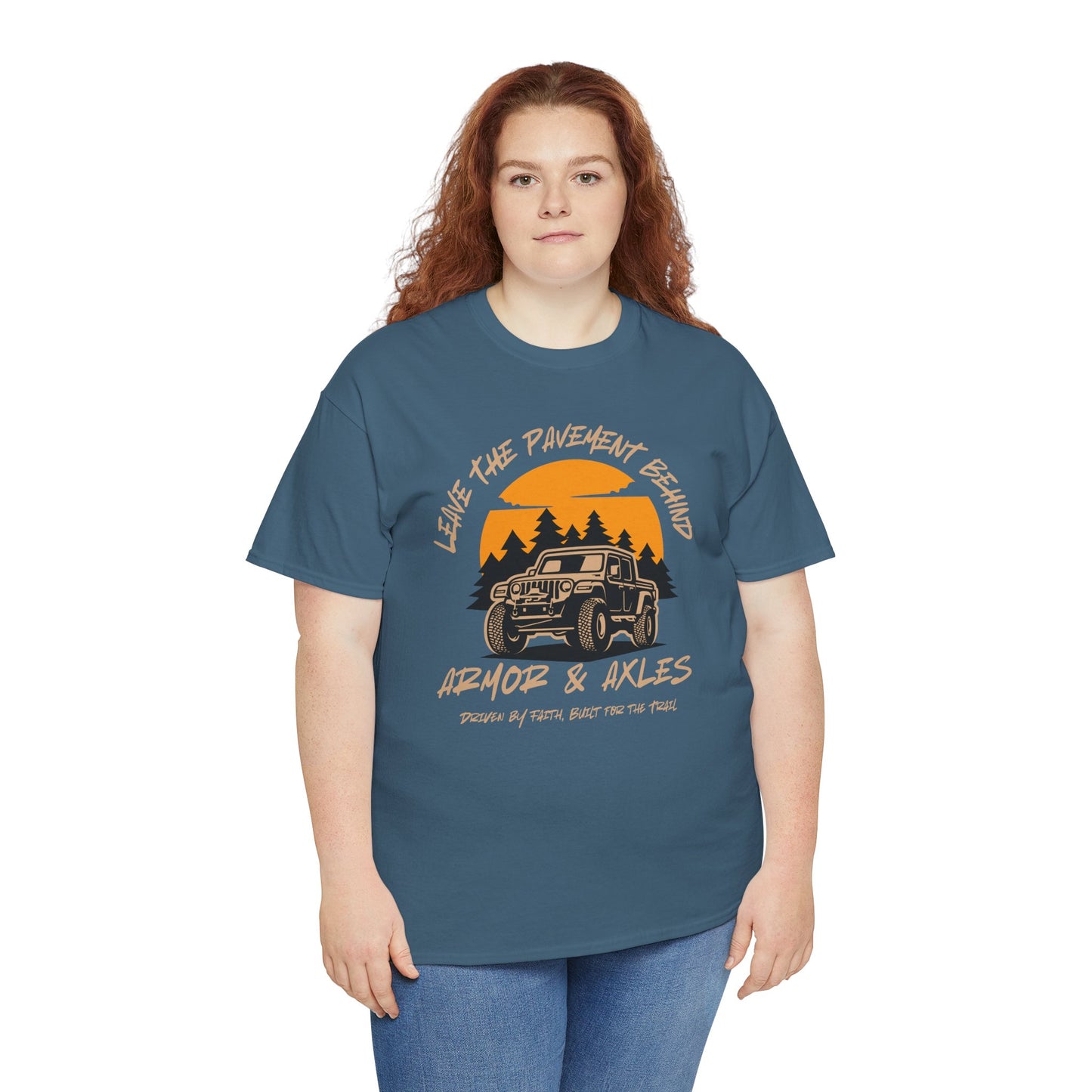 Leave The Pavement Behind Heavy Cotton Tee