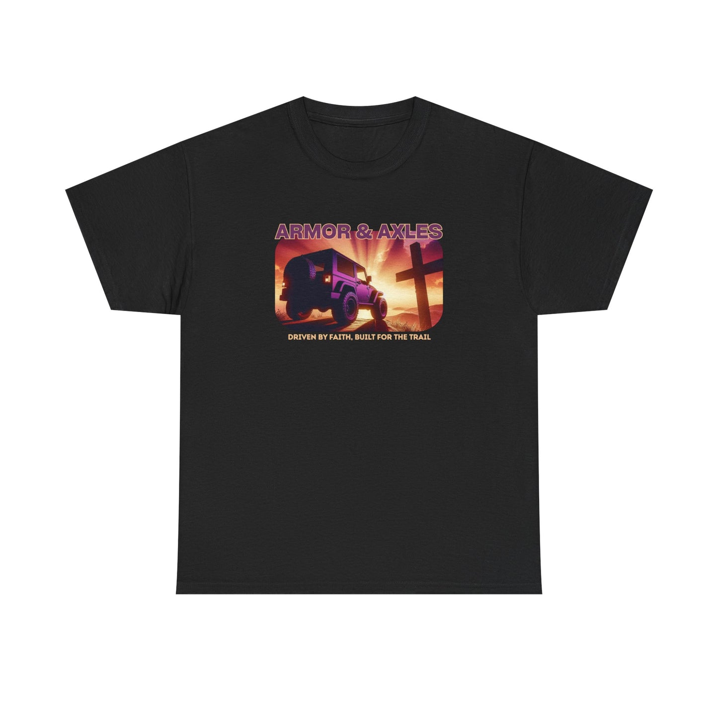 Trails & Redemption – Sunrise Cross Tee