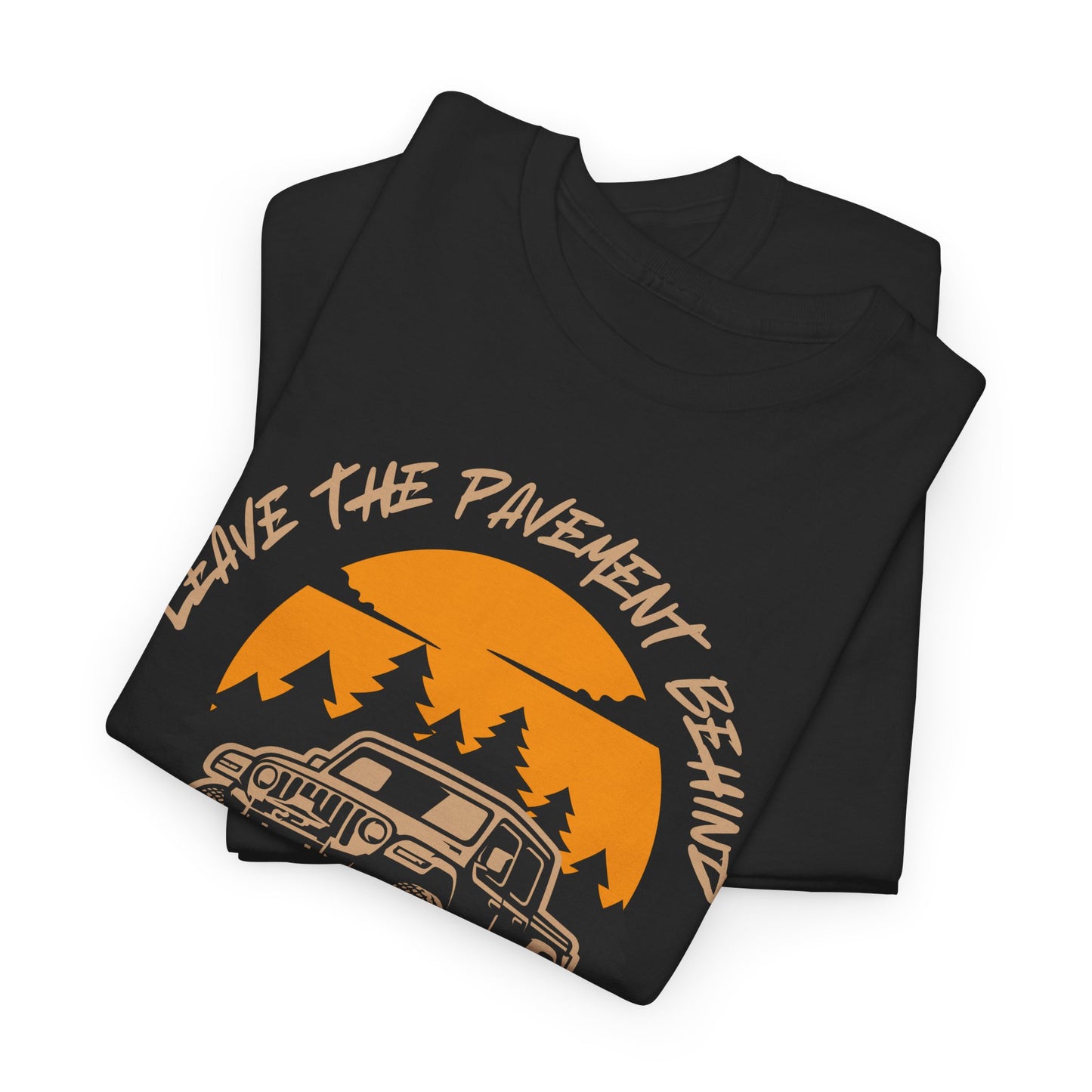 Leave The Pavement Behind Heavy Cotton Tee