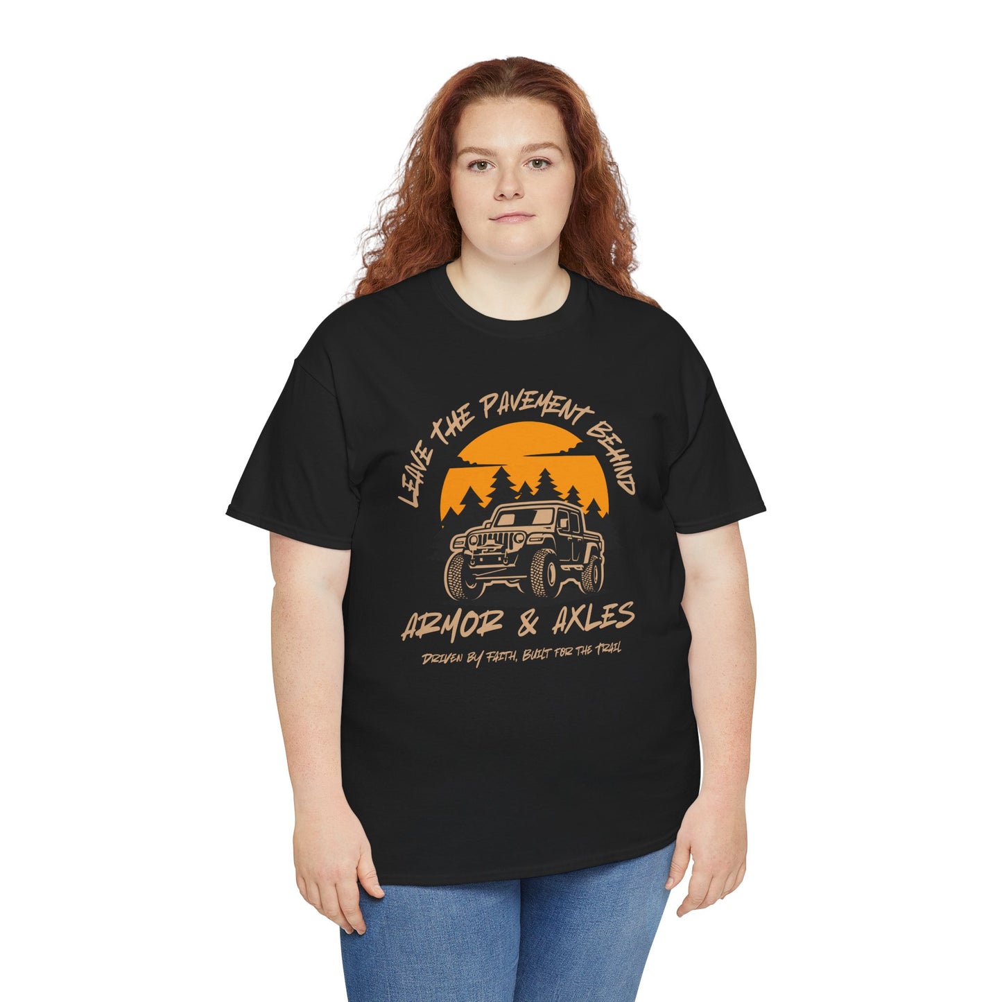 Leave The Pavement Behind Heavy Cotton Tee