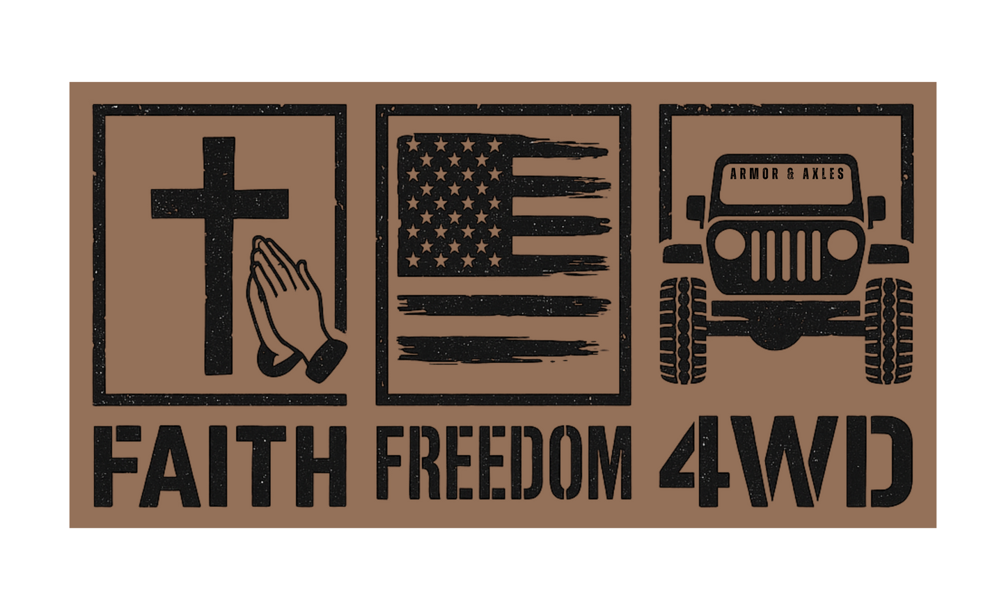 Faith Freedom 4WD Tee
