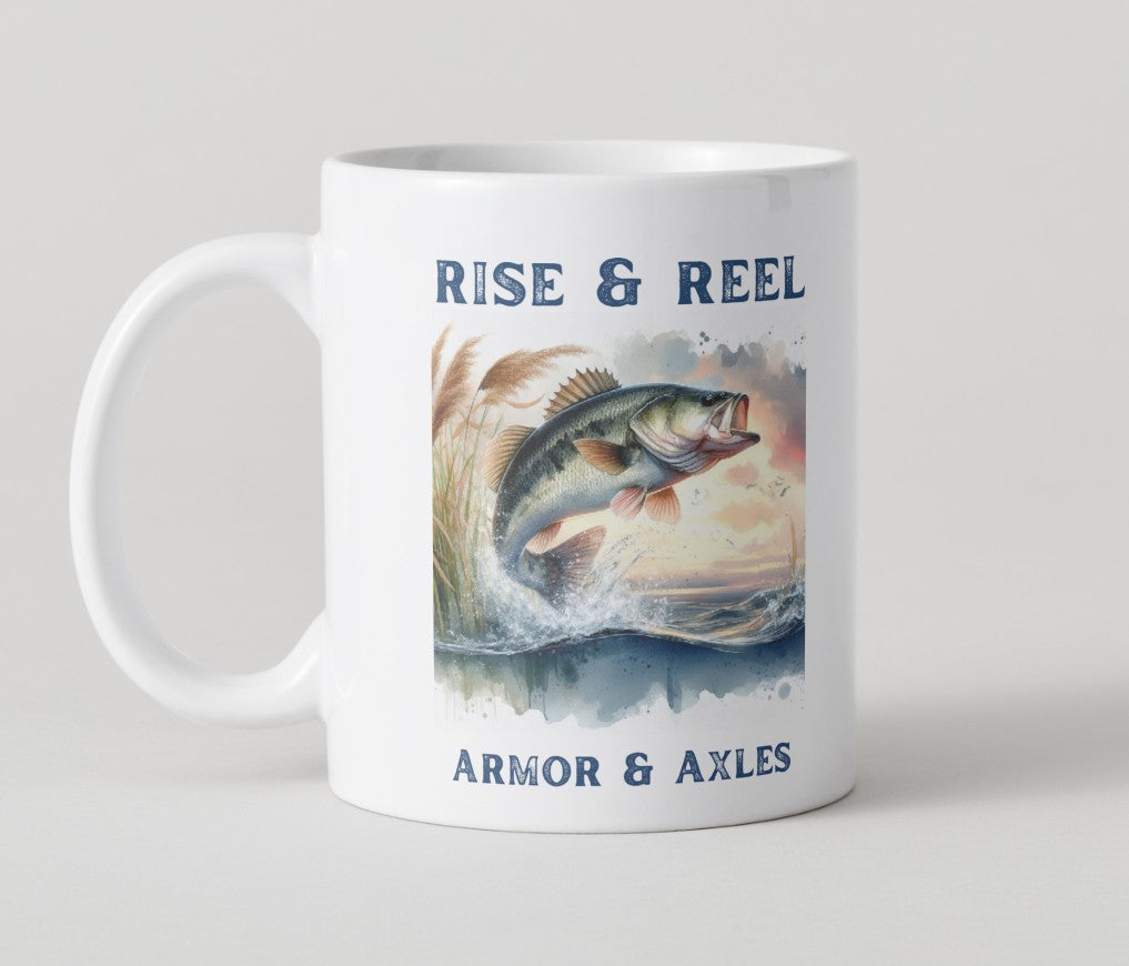 Rise & Reel Ceramic Mug 15oz