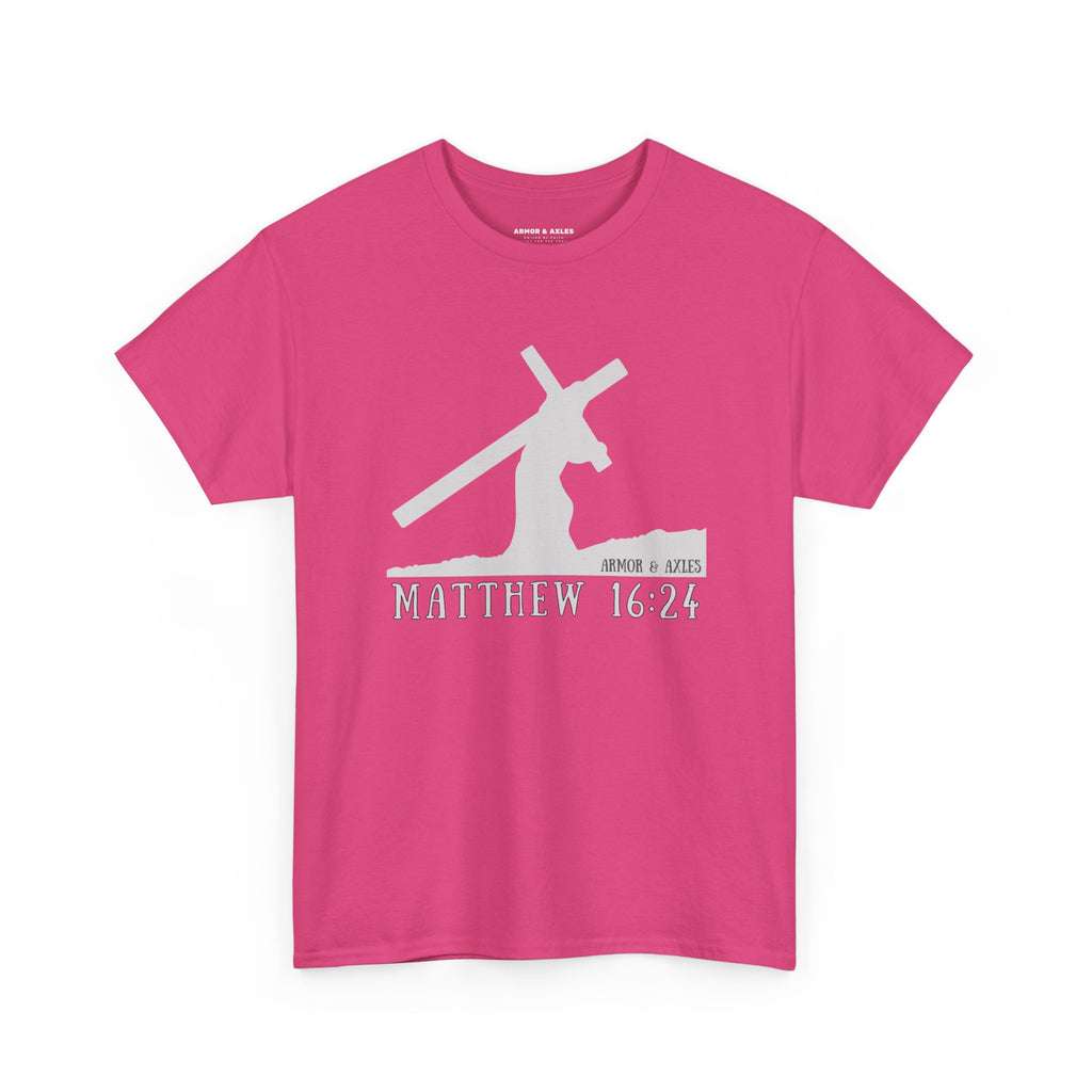 Carry the Cross – Matthew 16:24 Tee