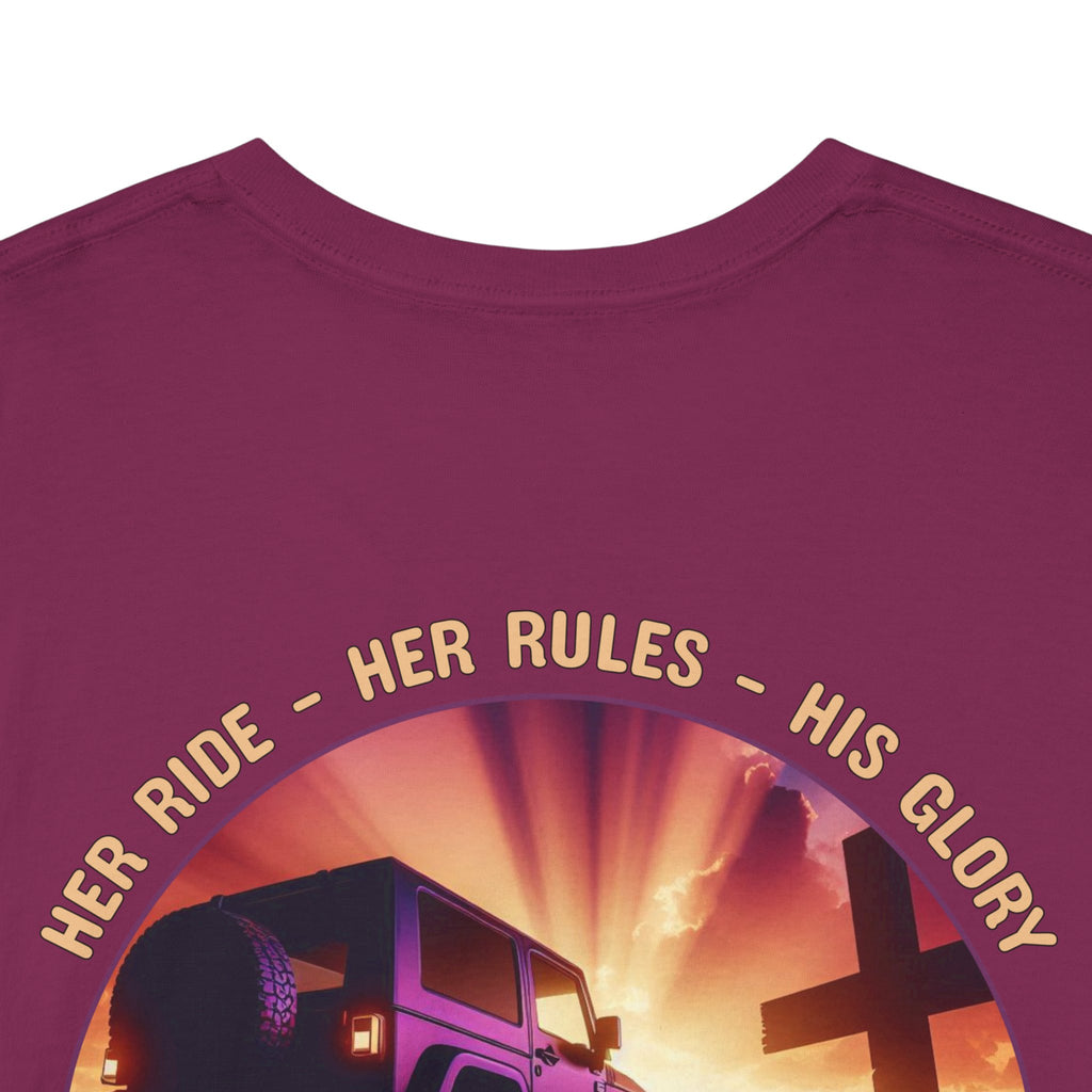 Her Ride • Her Rules • His Glory Ladies’ T-Shirt