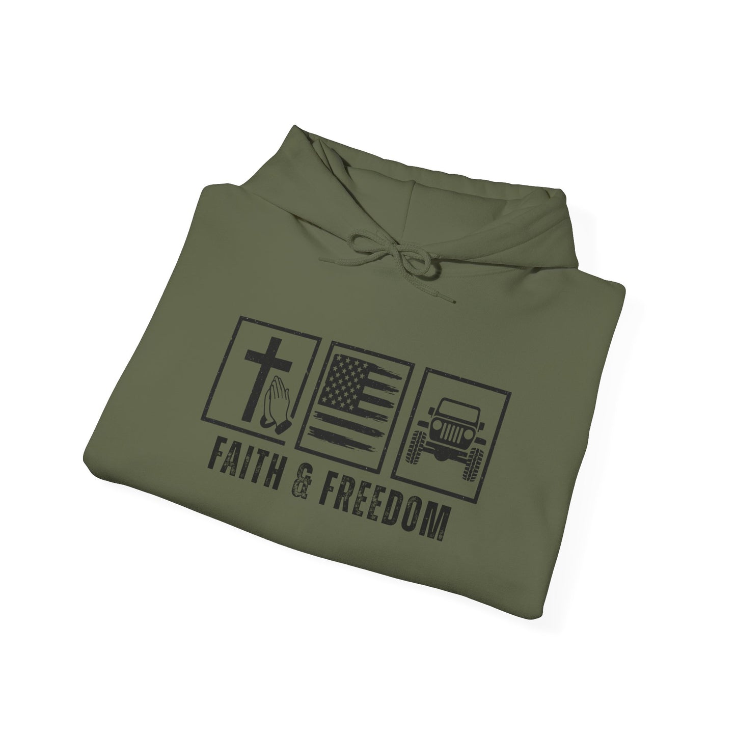 Faith and Freedom Hooded Sweatshirt