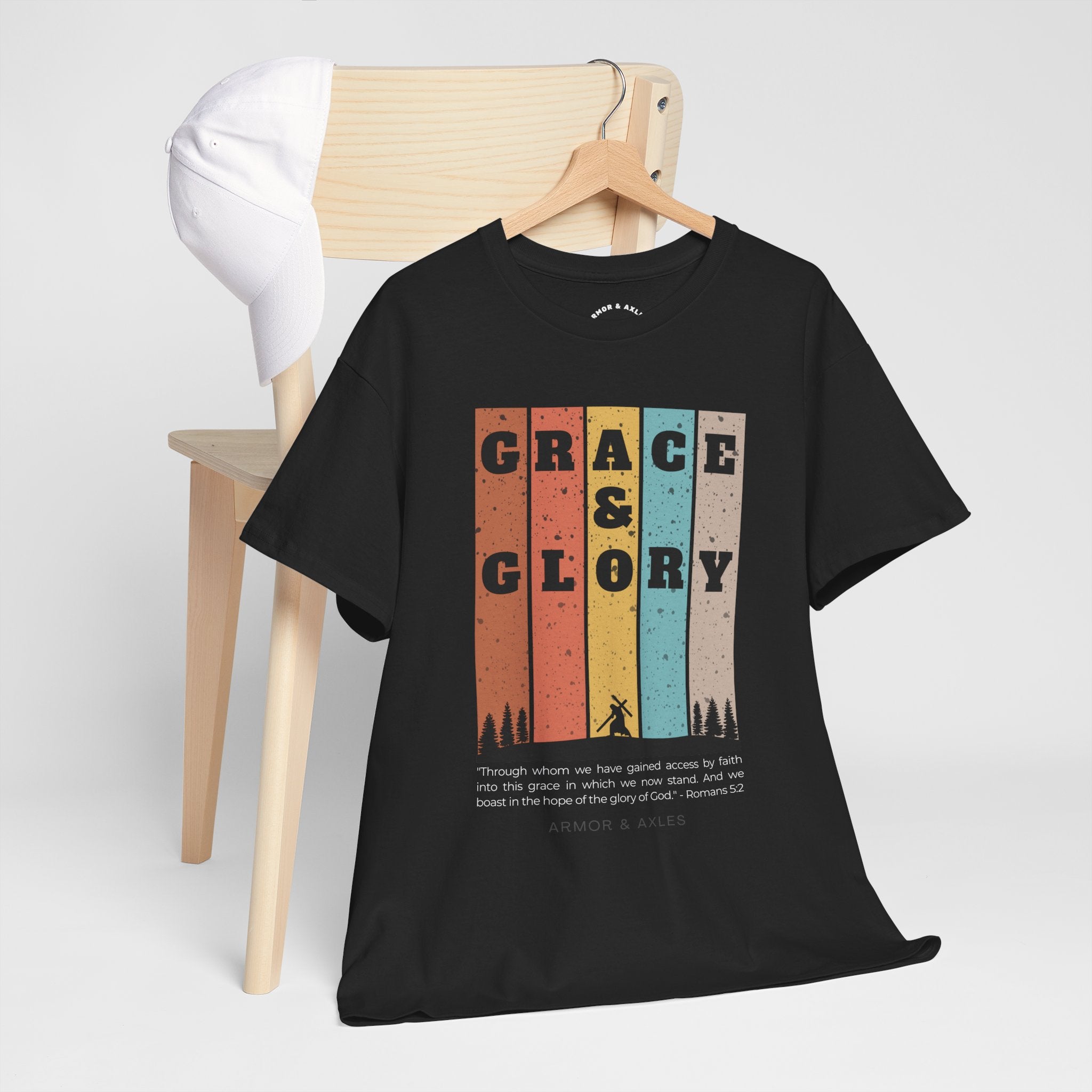 Grace & Glory Romans 5:2 Christian Graphic Tee