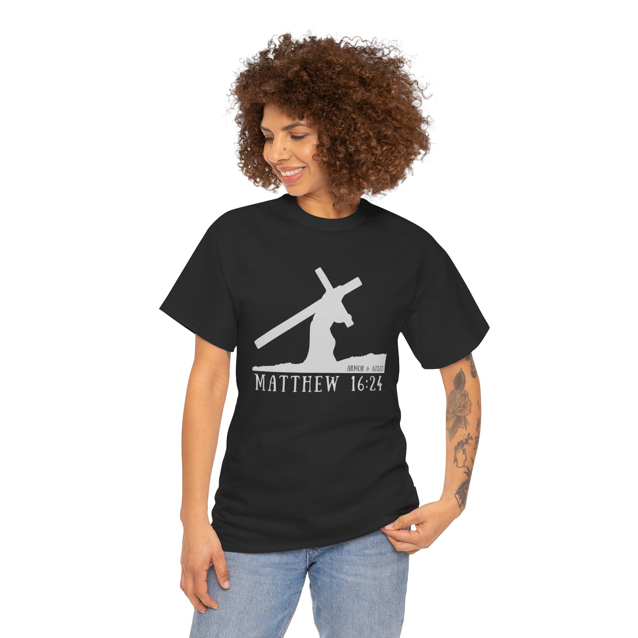 Carry the Cross – Matthew 16:24 Tee