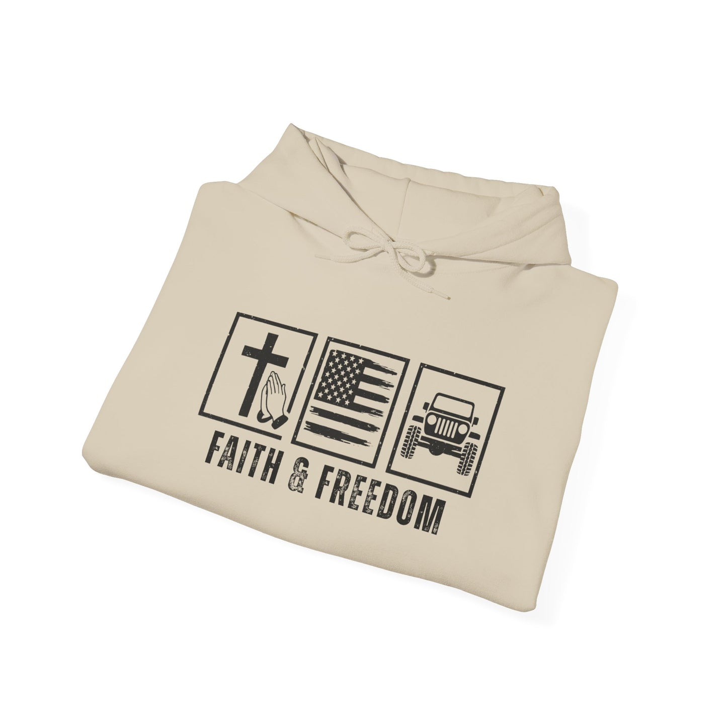 Faith and Freedom Hooded Sweatshirt