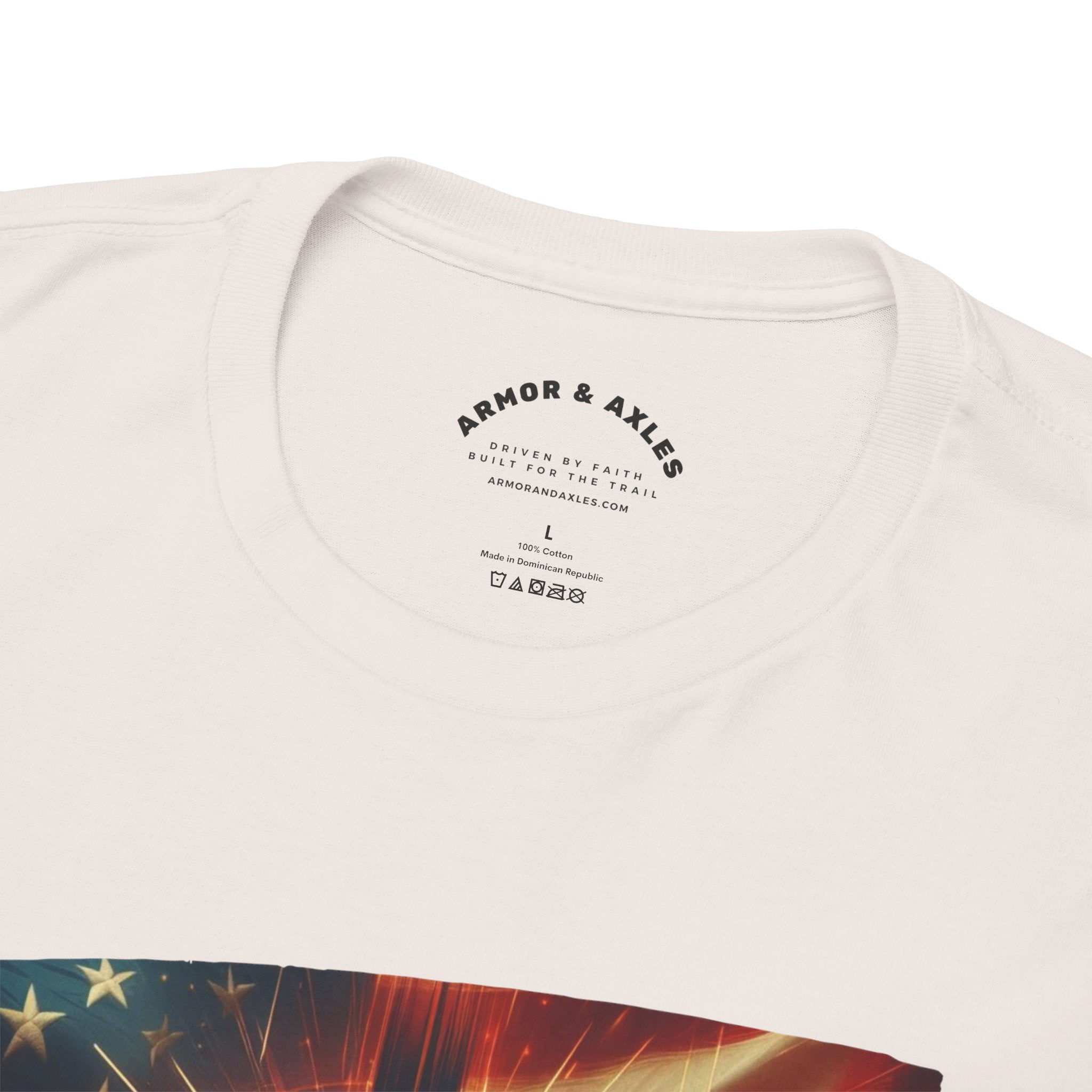 Radiant Cross American Flag T-Shirt