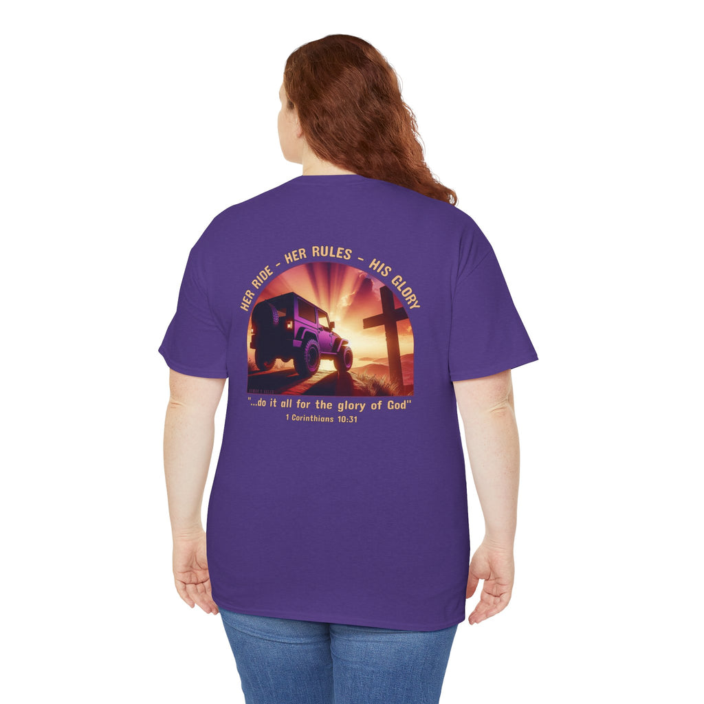 Her Ride • Her Rules • His Glory Ladies’ T-Shirt
