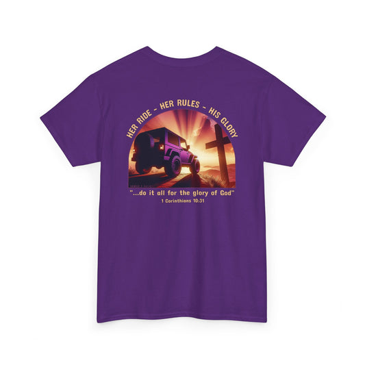 Her Ride • Her Rules • His Glory Ladies’ T-Shirt