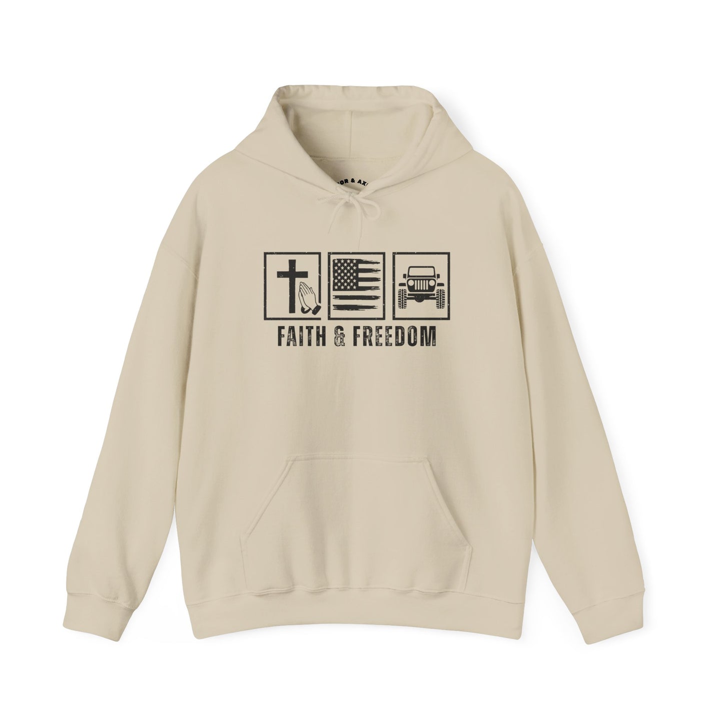 Faith and Freedom Hooded Sweatshirt