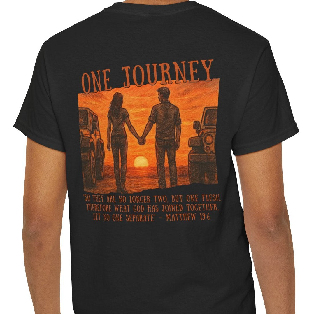 One Journey Faith-Filled Off-Road Tee – Matthew 19:6
