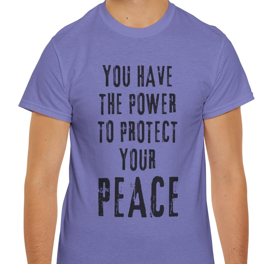 Protect Your Peace Christian Faith T-Shirt | Inspirational Scripture Tee