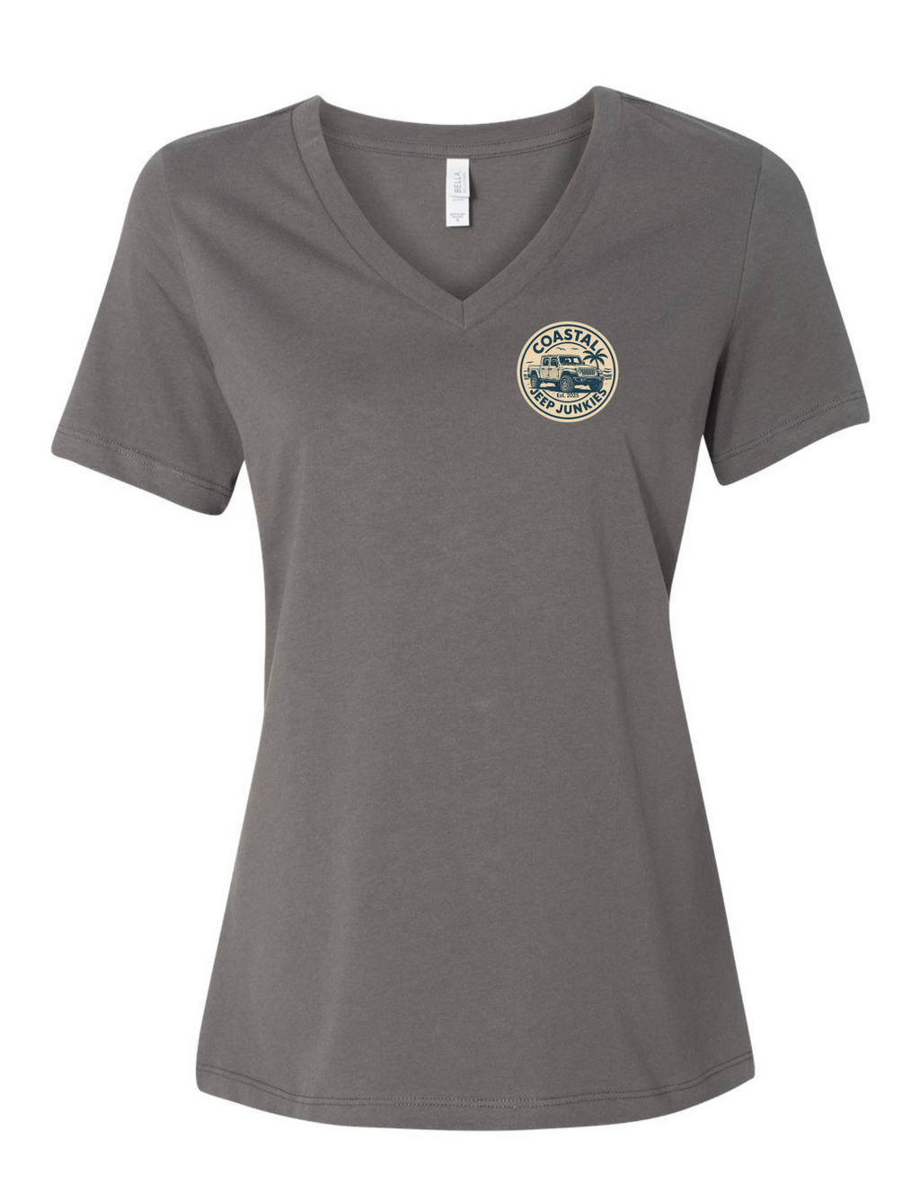 Coastal Jeep Junkies Women's Relaxed V-Neck Tee